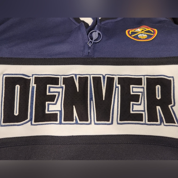 DENVER NUGGETS FISLL NBA AUTHENTIC 1/2 ZIP PULLOVER MENS XL - Picture 3 of 7